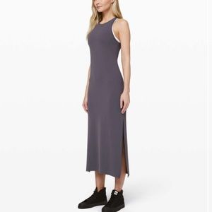 lululemon athletica Gray Racerback Maxi Dress
